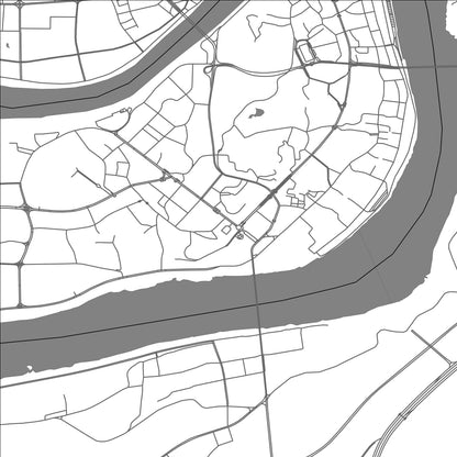 ROAD MAP OF LUZHOU, CHINA BY MAPBAKES