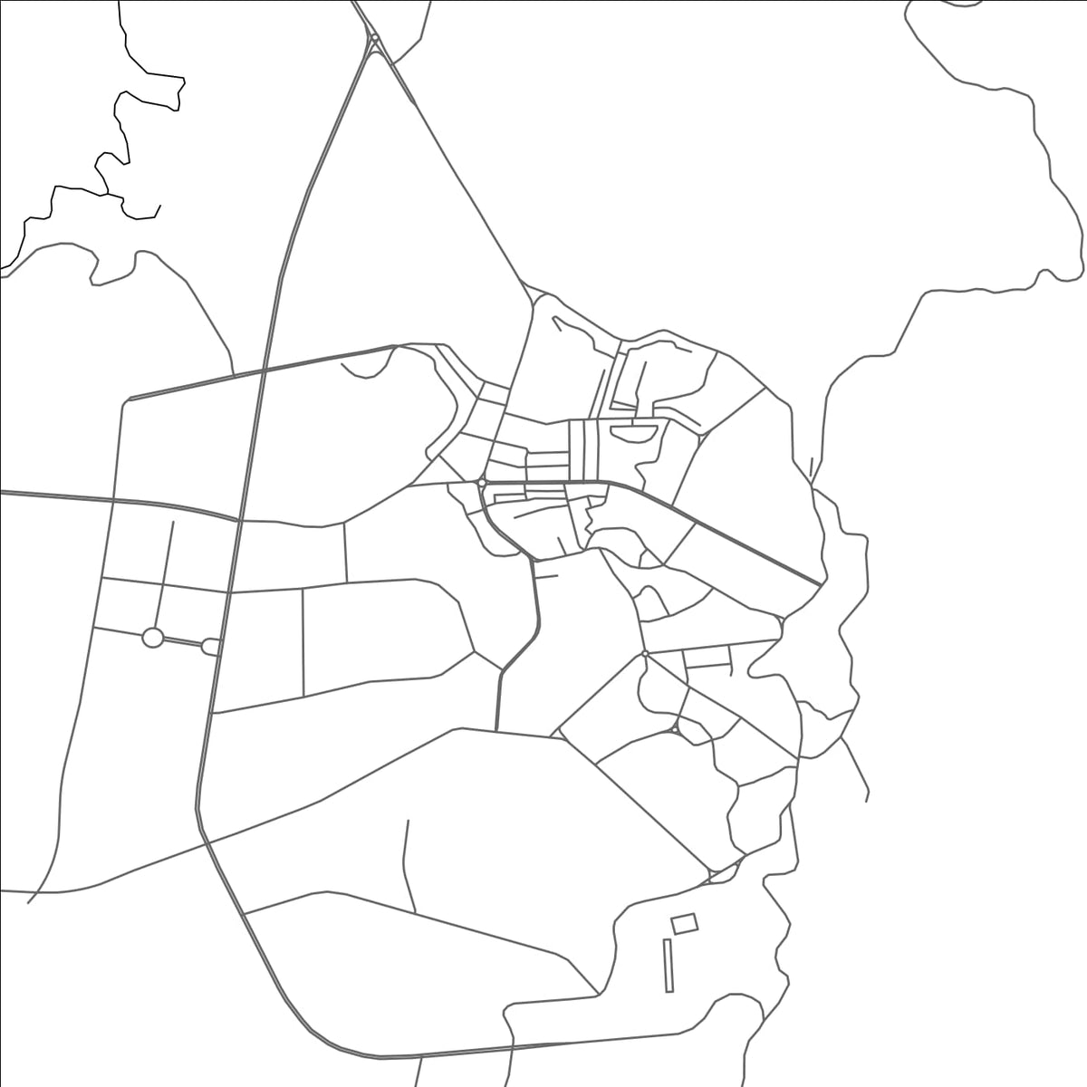 ROAD MAP OF MAGUAN, CHINA BY MAPBAKES