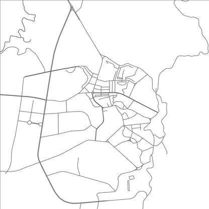 ROAD MAP OF MAGUAN, CHINA BY MAPBAKES