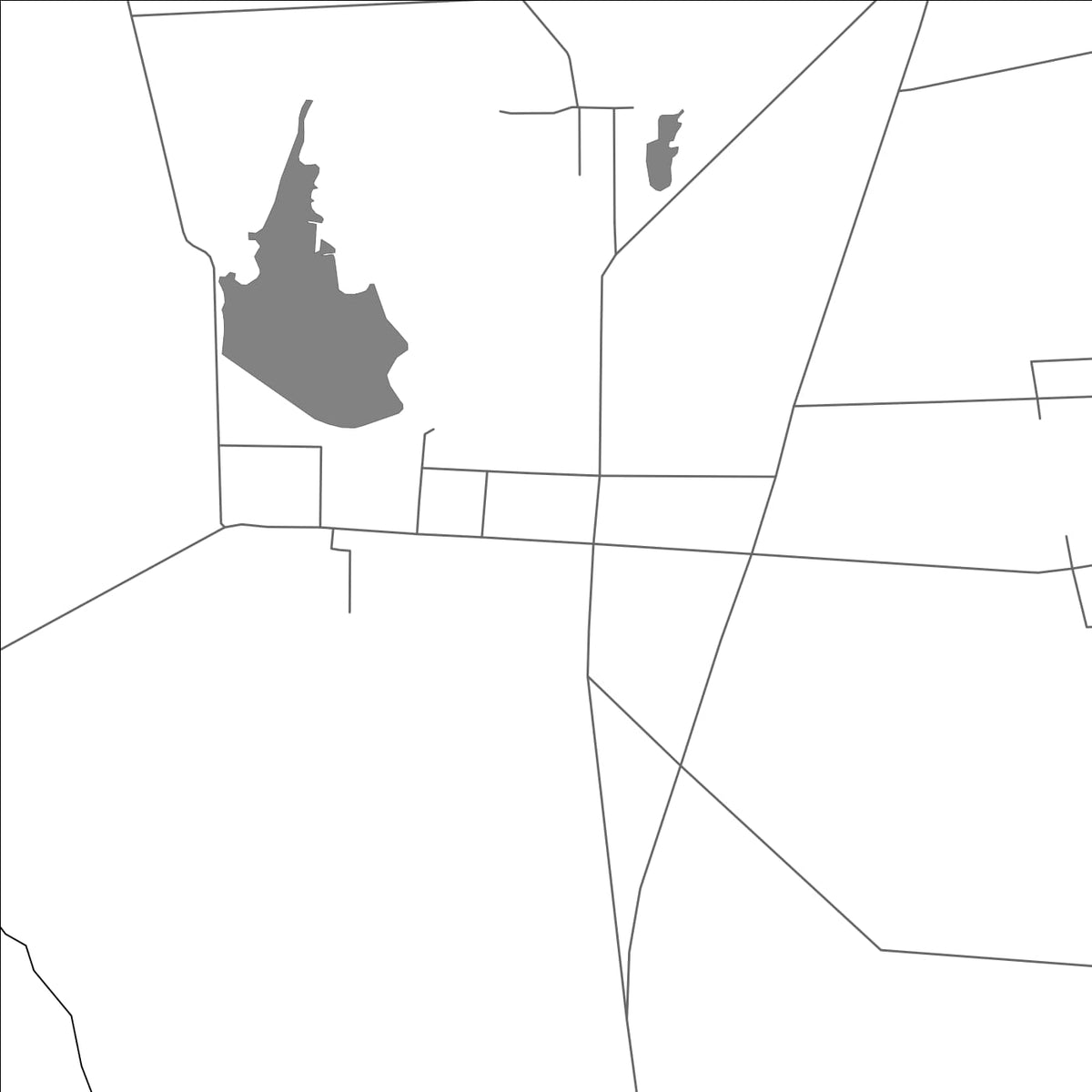 ROAD MAP OF MALIANZHUANG, CHINA BY MAPBAKES