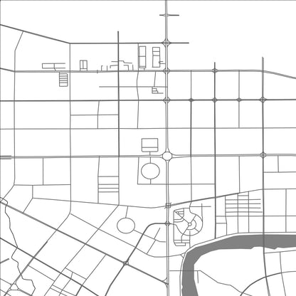 ROAD MAP OF MEISHAN, CHINA BY MAPBAKES