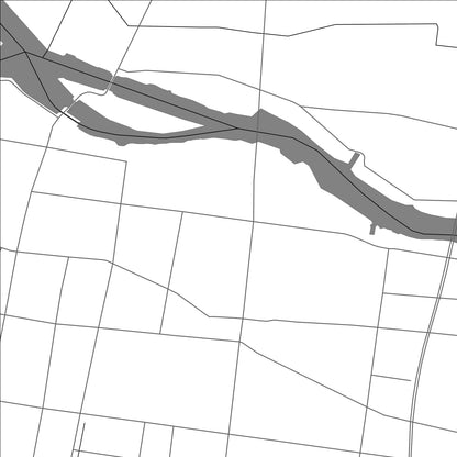 ROAD MAP OF MENGCHENG CHENGGUANZHEN, CHINA BY MAPBAKES