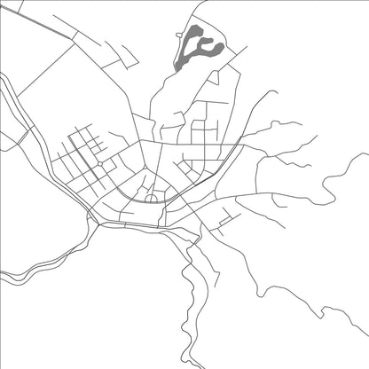 ROAD MAP OF MENGLANG, CHINA BY MAPBAKES