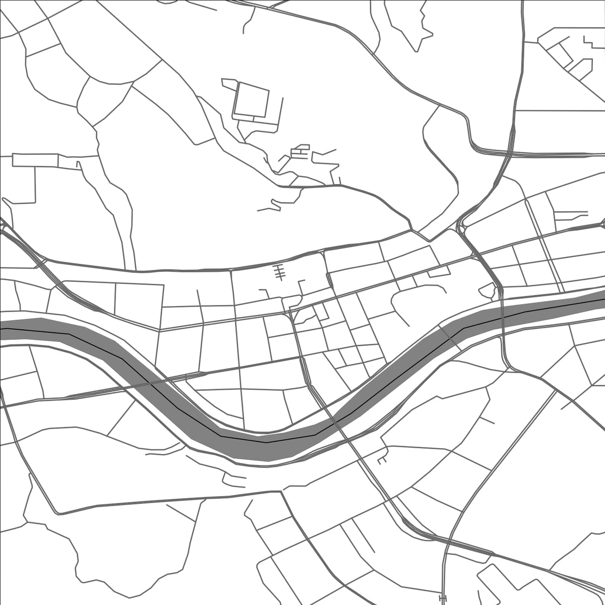 ROAD MAP OF MIANYANG, CHINA BY MAPBAKES