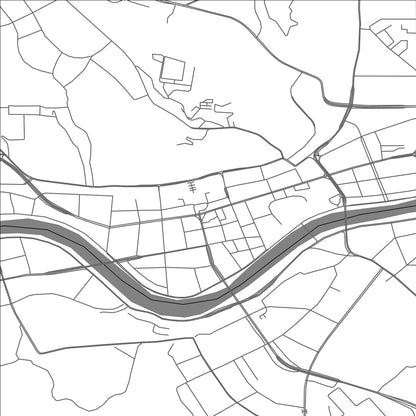 ROAD MAP OF MIANYANG, CHINA BY MAPBAKES