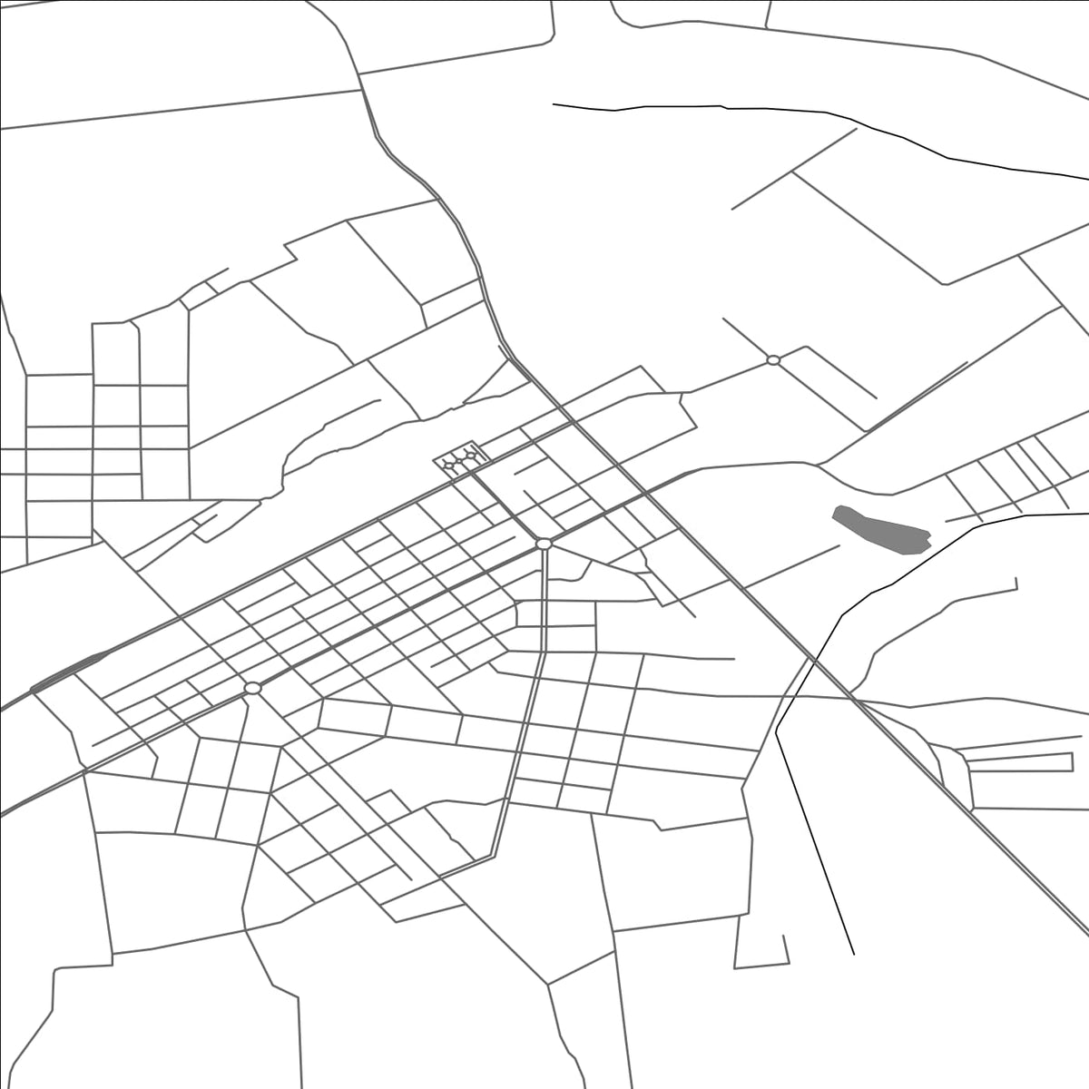 ROAD MAP OF MISHAN, CHINA BY MAPBAKES