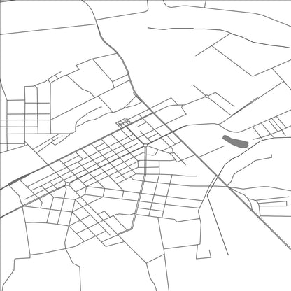 ROAD MAP OF MISHAN, CHINA BY MAPBAKES