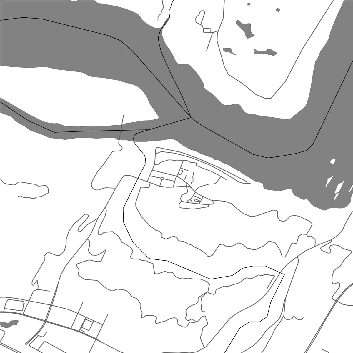 ROAD MAP OF MUDONG, CHINA BY MAPBAKES