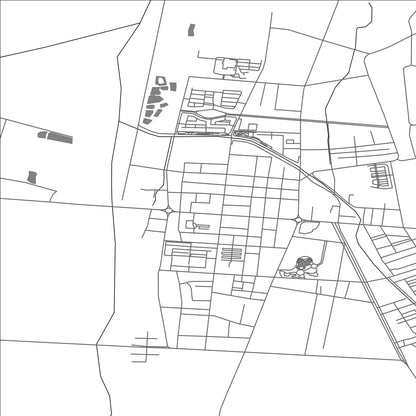 ROAD MAP OF MULING, CHINA BY MAPBAKES