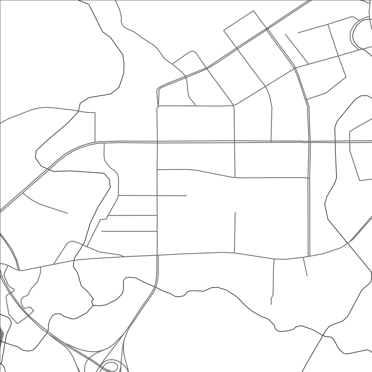 ROAD MAP OF NADA, CHINA BY MAPBAKES
