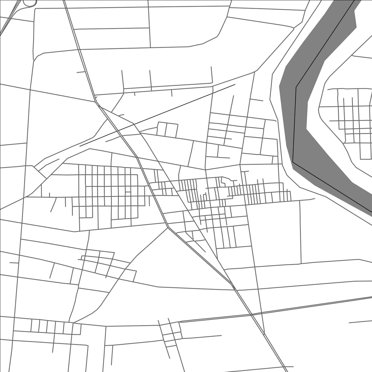 ROAD MAP OF NANCUN, CHINA BY MAPBAKES