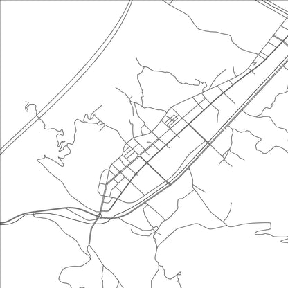 ROAD MAP OF NANJIAN, CHINA BY MAPBAKES