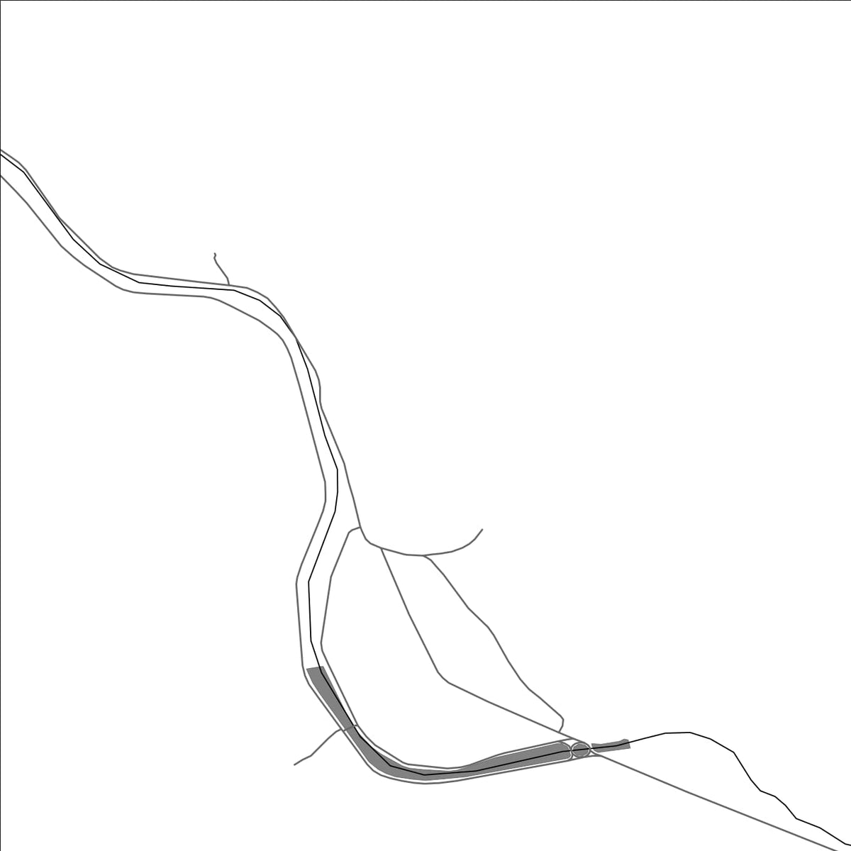 ROAD MAP OF NANPIAO, CHINA BY MAPBAKES