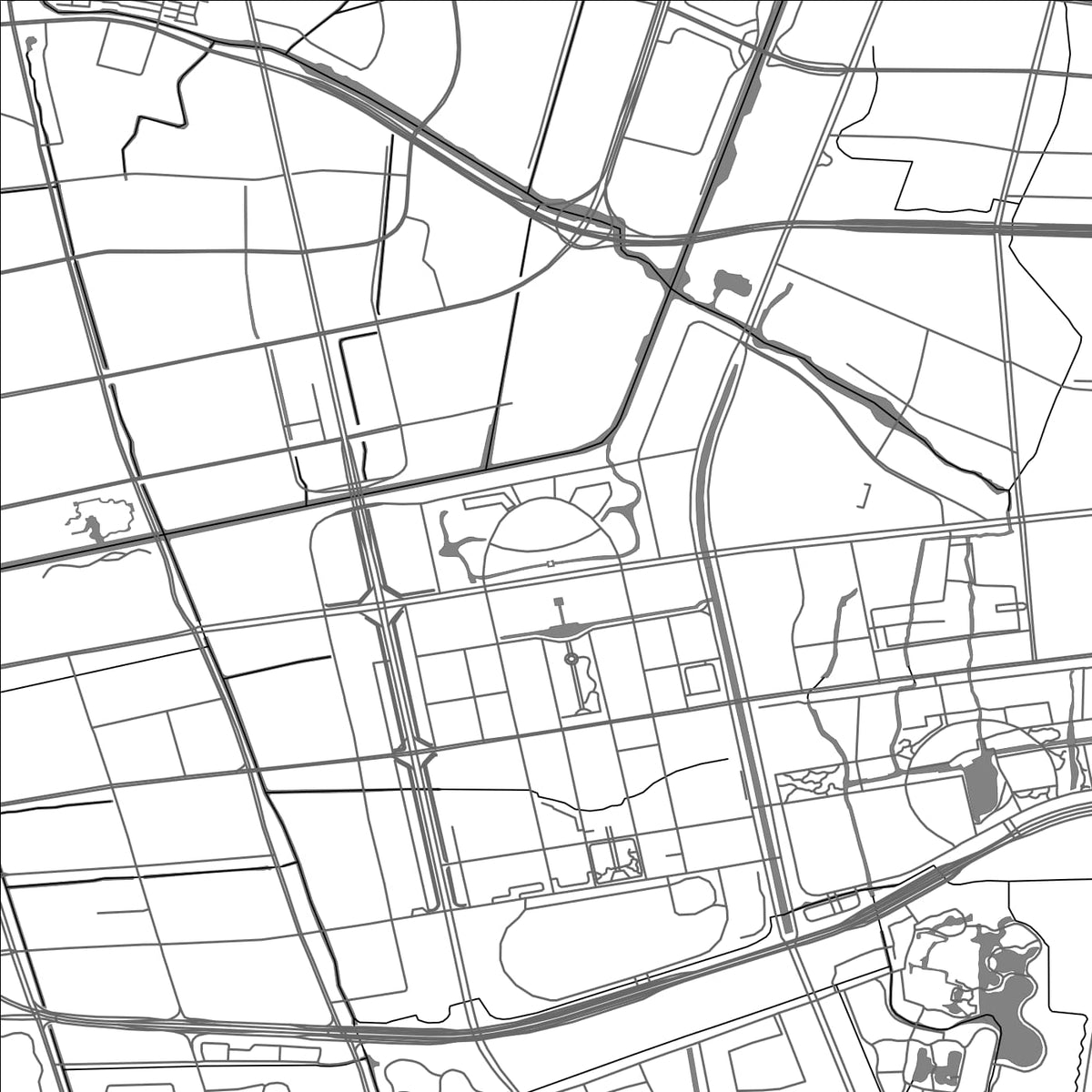 ROAD MAP OF NANTONG, CHINA BY MAPBAKES