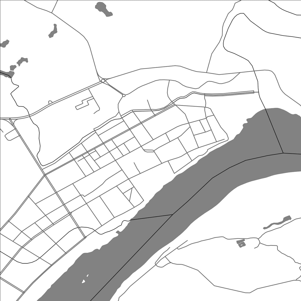 ROAD MAP OF NANXI, CHINA BY MAPBAKES