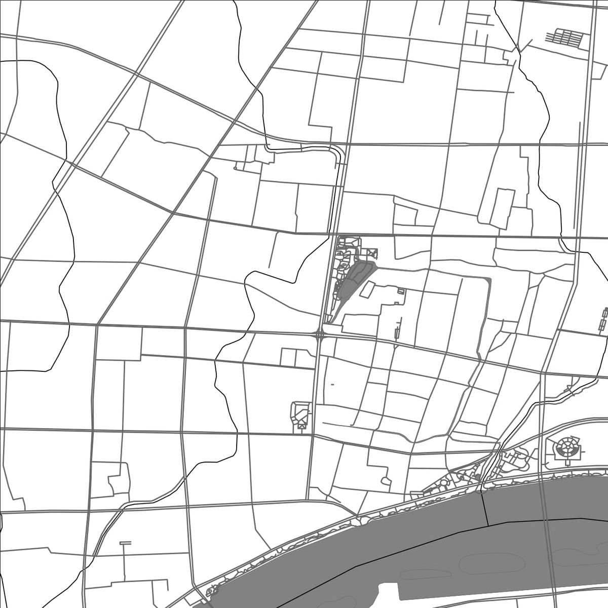 ROAD MAP OF NANYANG, CHINA BY MAPBAKES