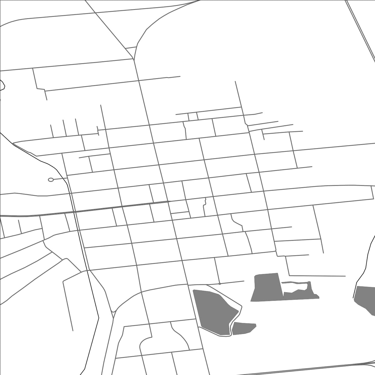 ROAD MAP OF NEHE, CHINA BY MAPBAKES