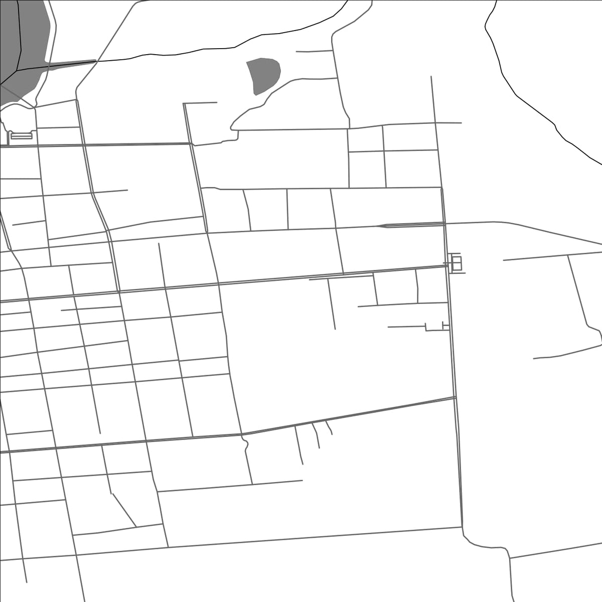 ROAD MAP OF NENJIANG, CHINA BY MAPBAKES