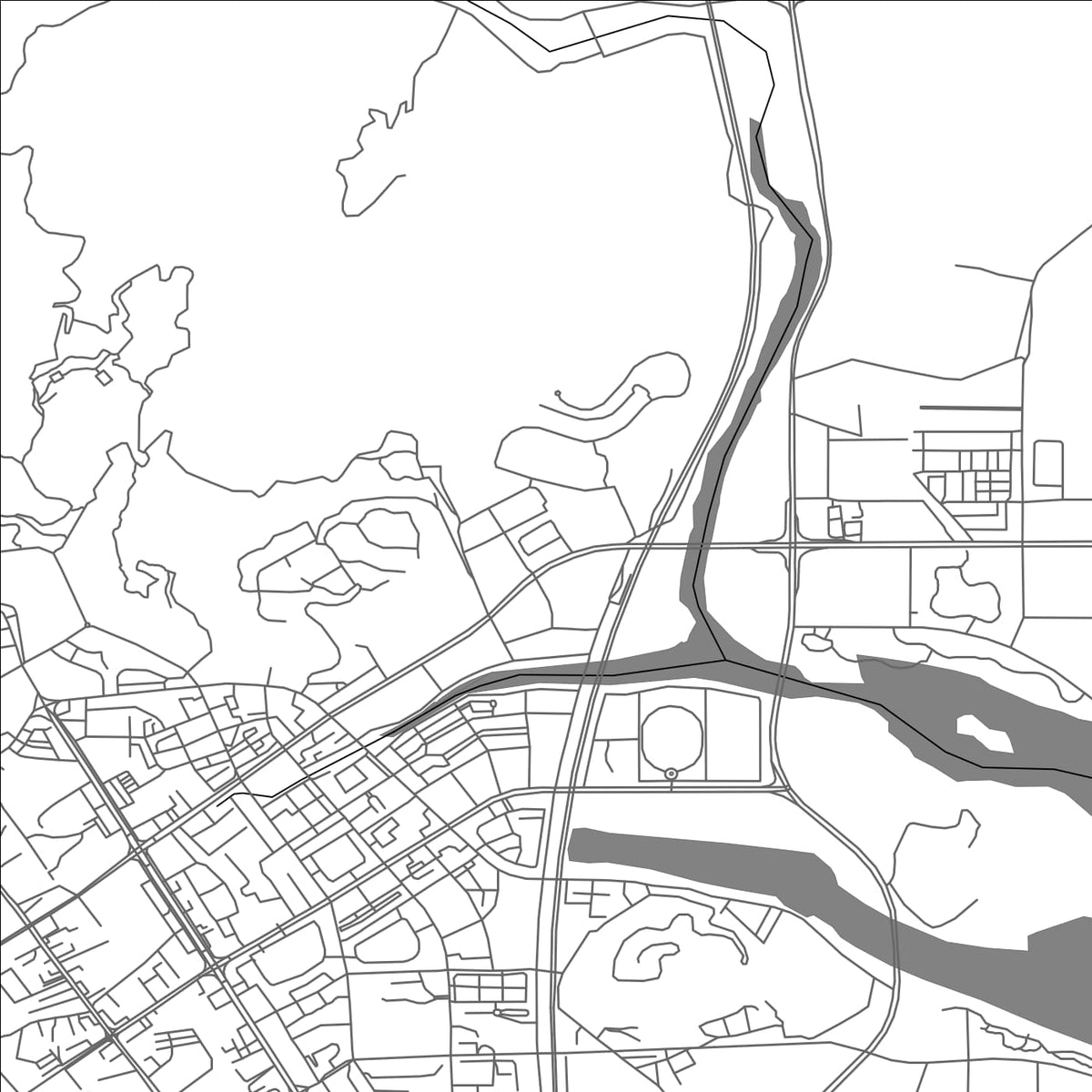 ROAD MAP OF NINGDE, CHINA BY MAPBAKES