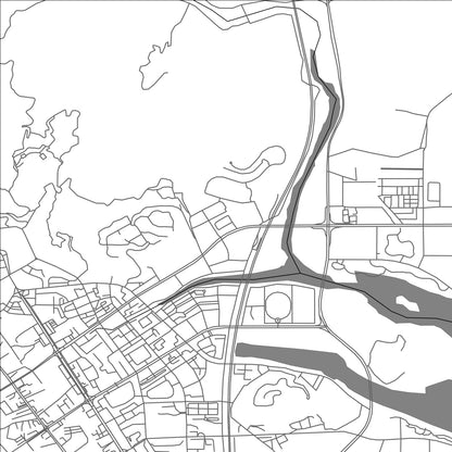 ROAD MAP OF NINGDE, CHINA BY MAPBAKES
