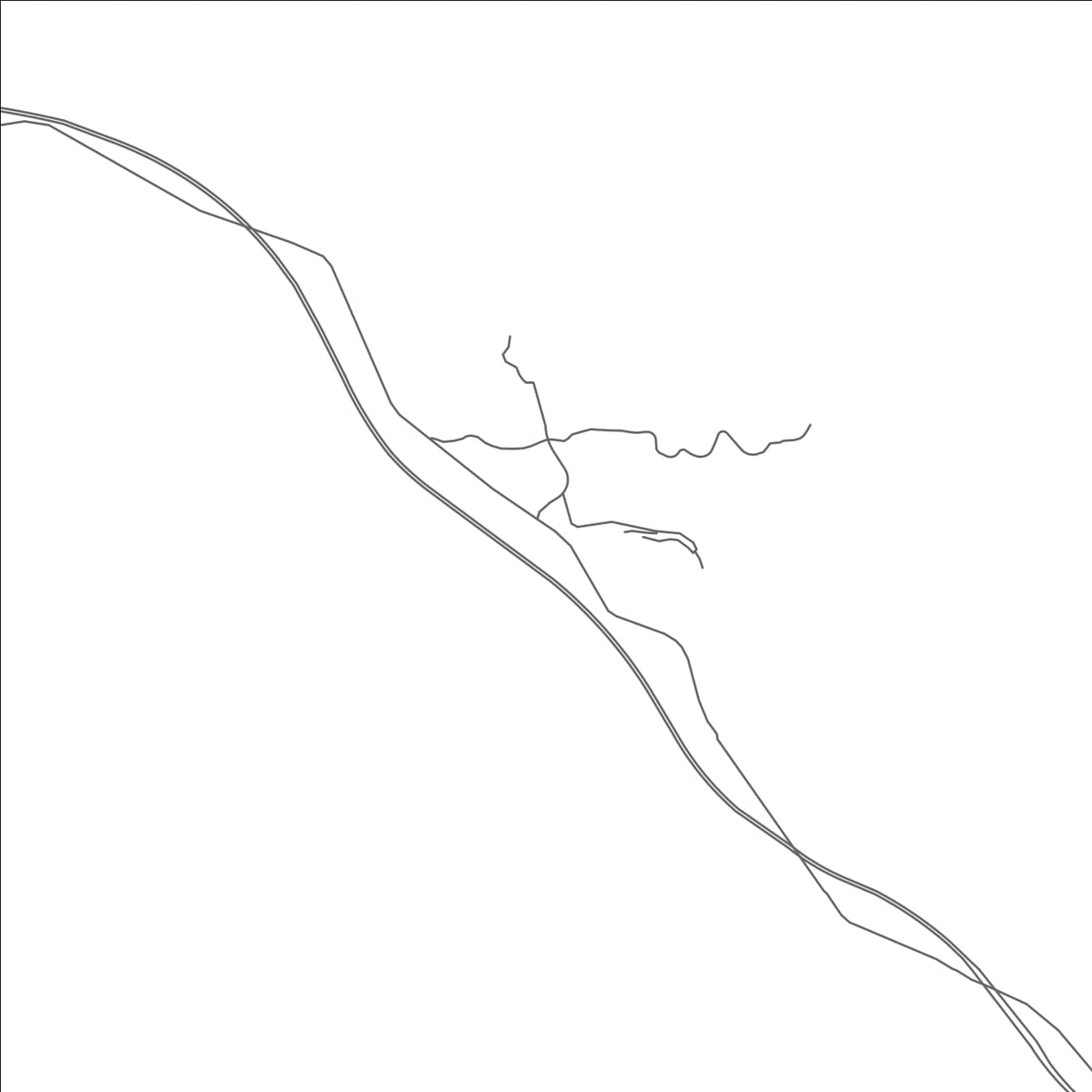 ROAD MAP OF NUOZHADU, CHINA BY MAPBAKES