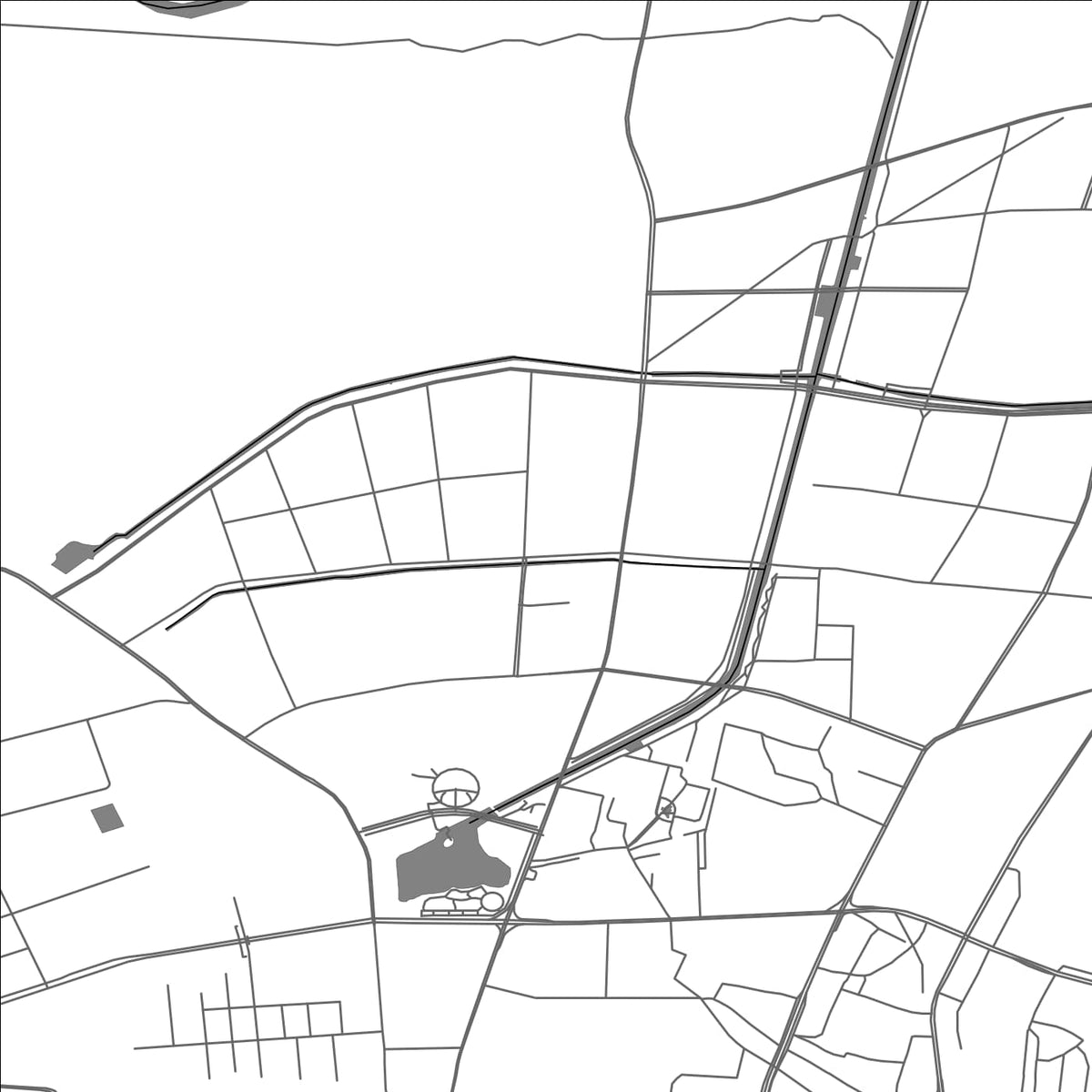 ROAD MAP OF PAILOU, CHINA BY MAPBAKES