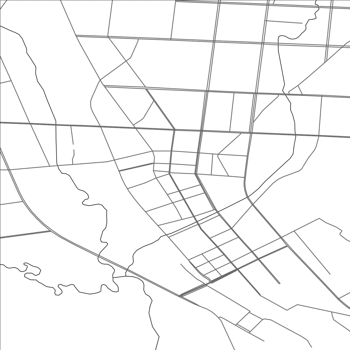 ROAD MAP OF PANSHI, CHINA BY MAPBAKES