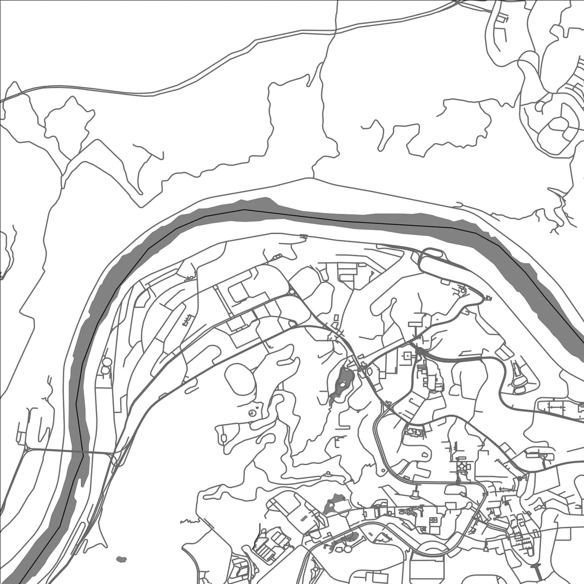 ROAD MAP OF PANZHIHUA, CHINA BY MAPBAKES