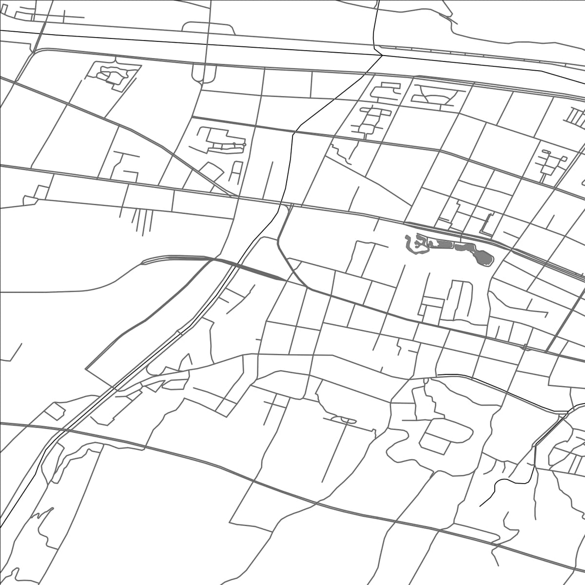 ROAD MAP OF PINGLIANG, CHINA BY MAPBAKES