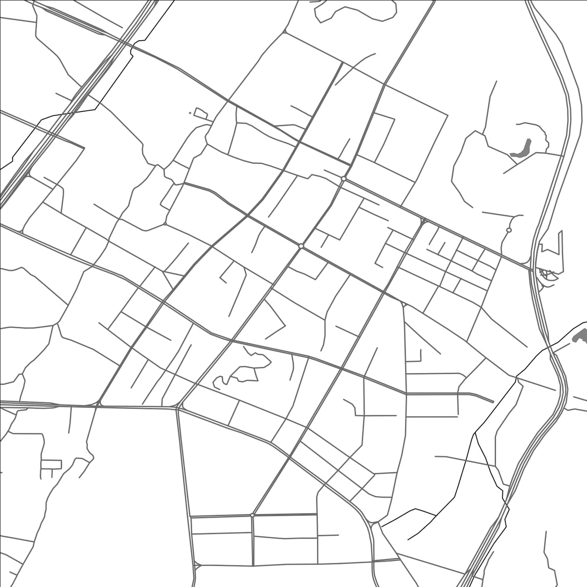 ROAD MAP OF PINGTAN, CHINA BY MAPBAKES