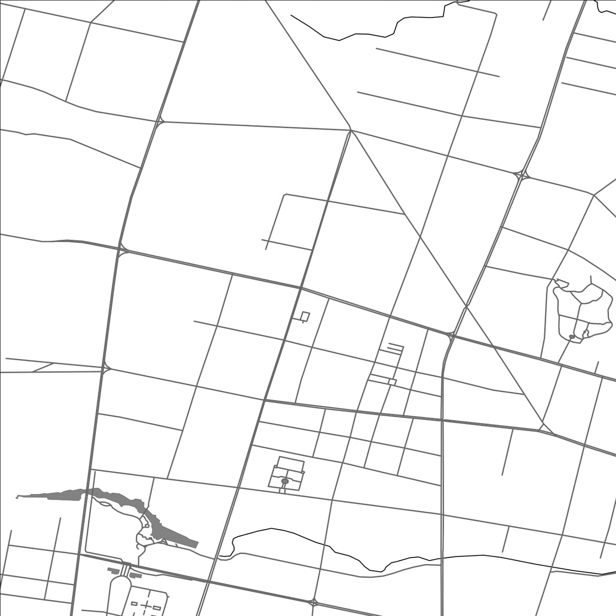 ROAD MAP OF PINGYI, CHINA BY MAPBAKES