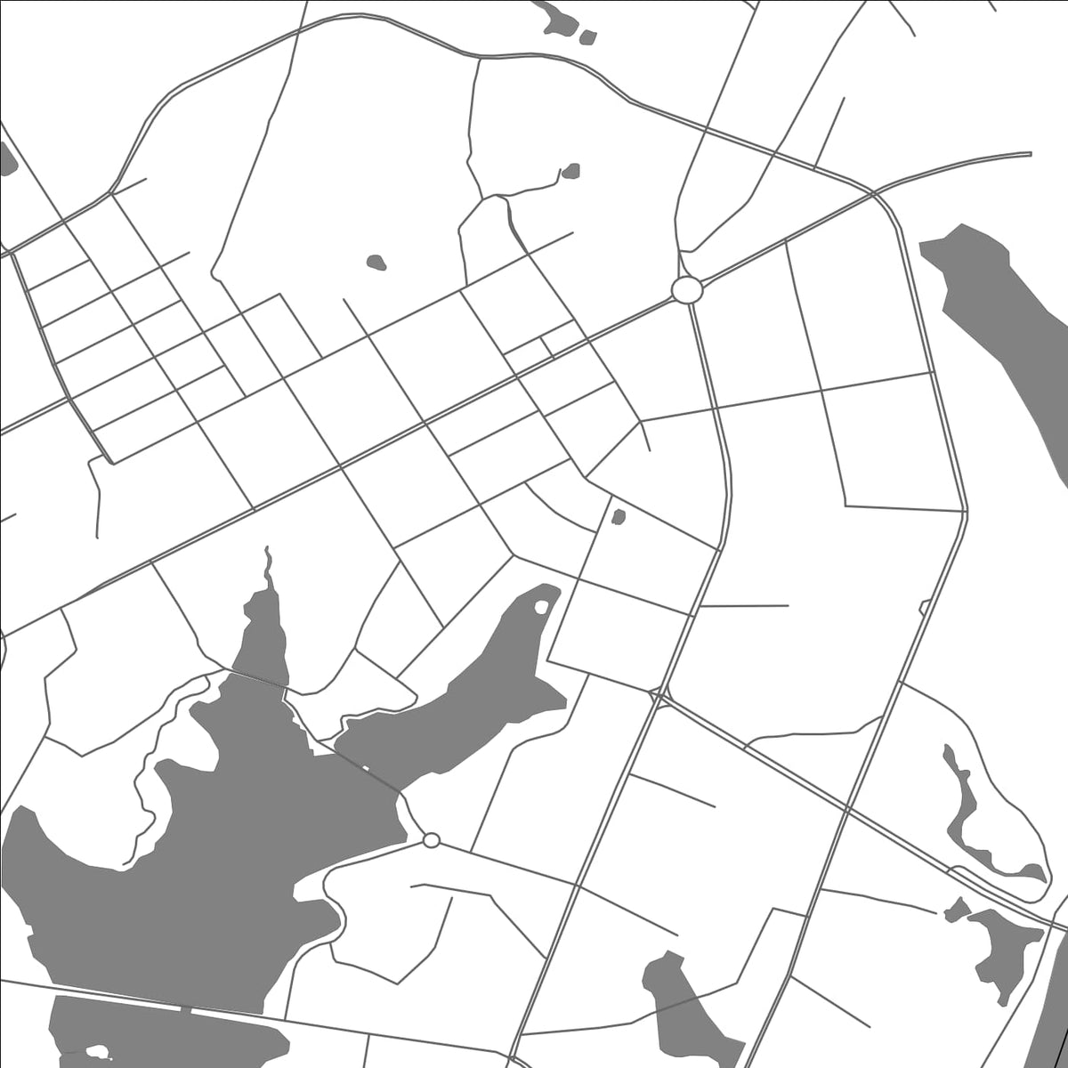 ROAD MAP OF POYANG, CHINA BY MAPBAKES