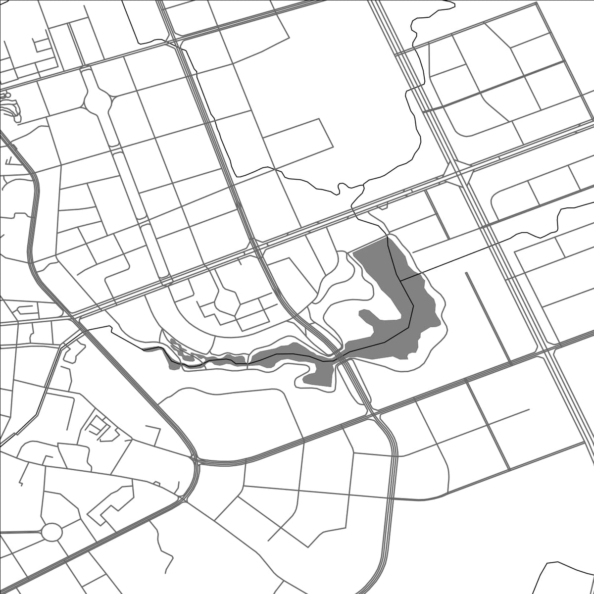 ROAD MAP OF PUNING, CHINA BY MAPBAKES