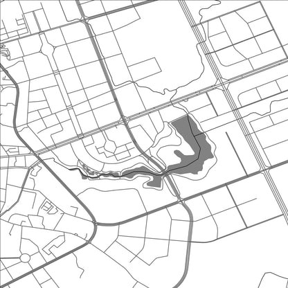 ROAD MAP OF PUNING, CHINA BY MAPBAKES