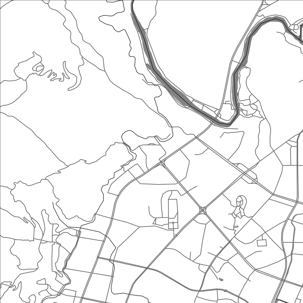 ROAD MAP OF PUTIAN, CHINA BY MAPBAKES