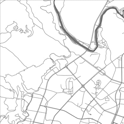 ROAD MAP OF PUTIAN, CHINA BY MAPBAKES