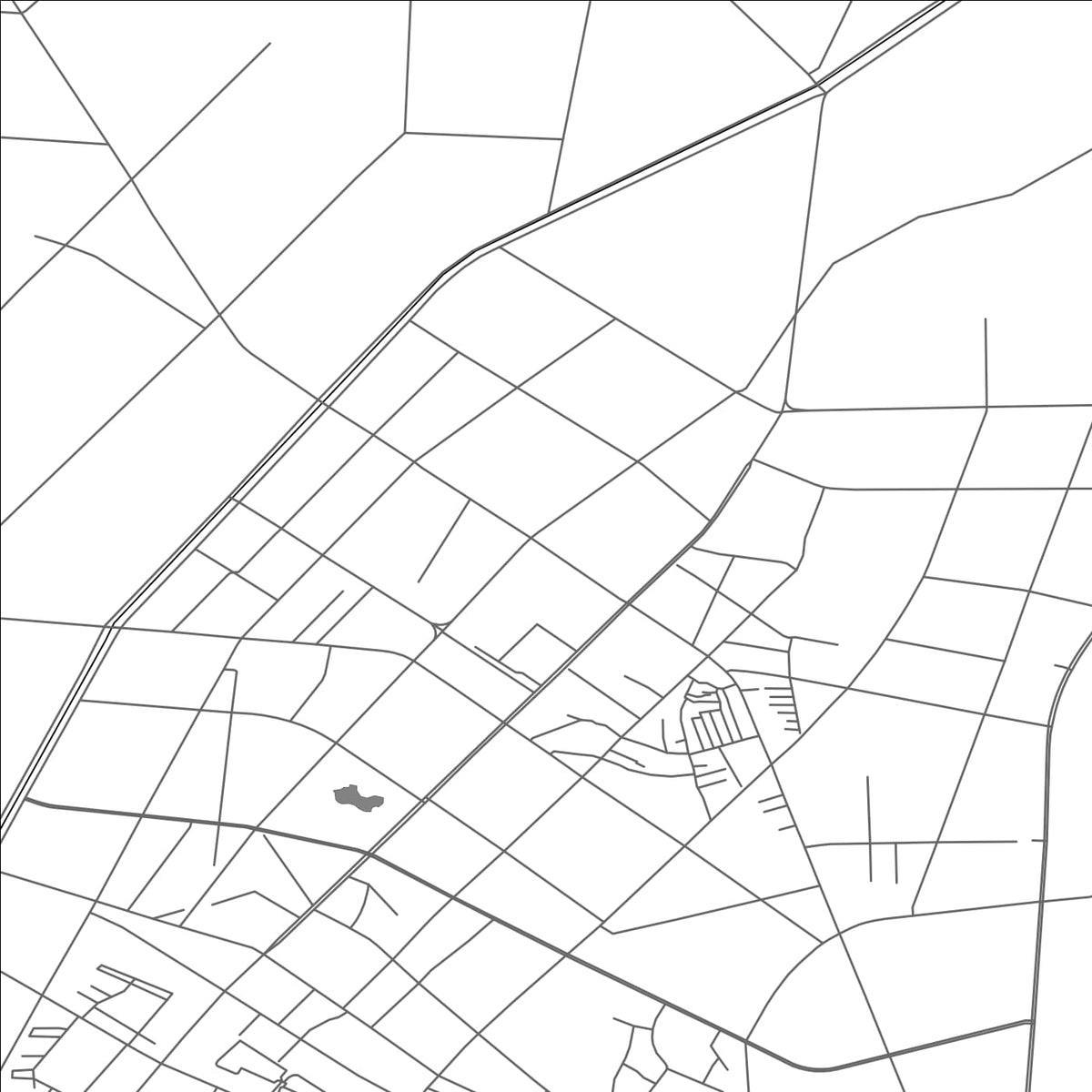 ROAD MAP OF QARAQASH, CHINA BY MAPBAKES