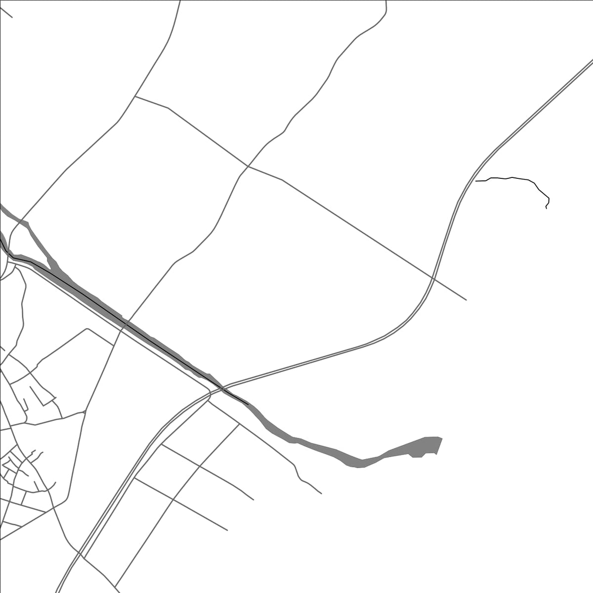 ROAD MAP OF QIANHU, CHINA BY MAPBAKES
