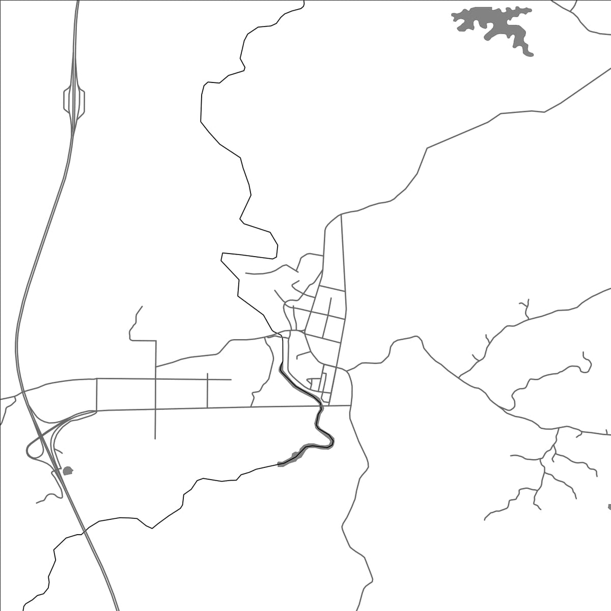 ROAD MAP OF QIANTANG, CHINA BY MAPBAKES