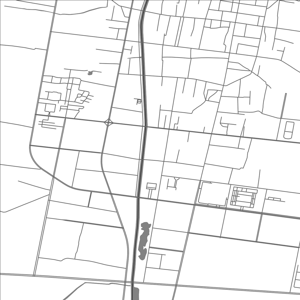 ROAD MAP OF QINGFENG, CHINA BY MAPBAKES
