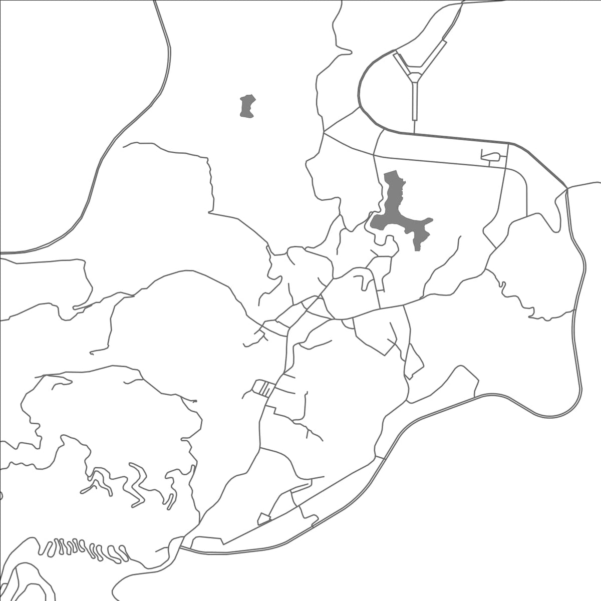 ROAD MAP OF QINGLONG, CHINA BY MAPBAKES