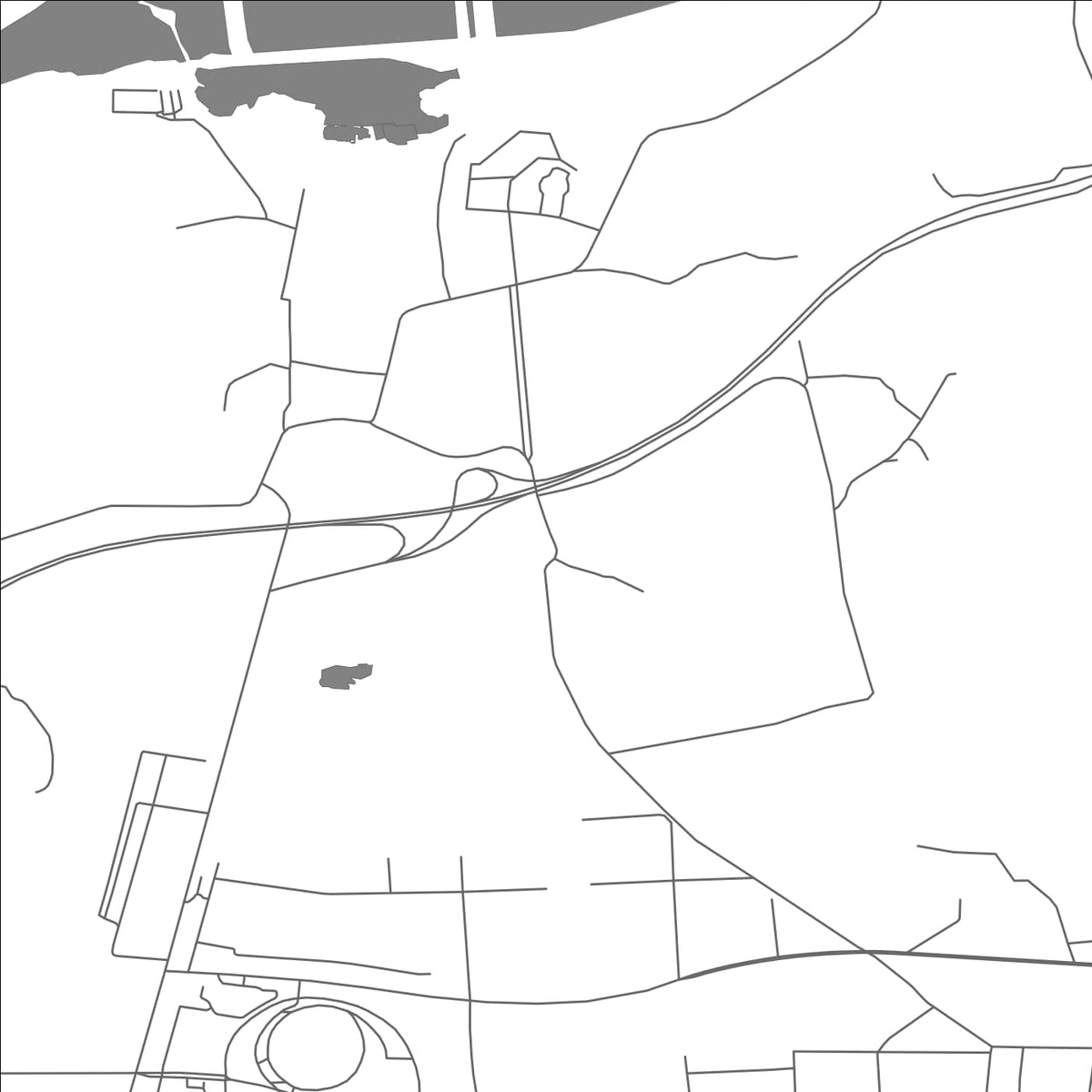 ROAD MAP OF QIPAN, CHINA BY MAPBAKES