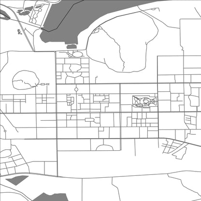 ROAD MAP OF QITAIHE, CHINA BY MAPBAKES