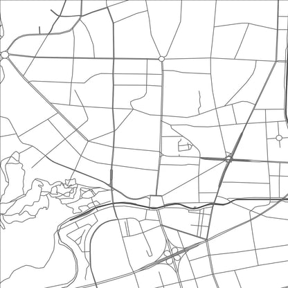 ROAD MAP OF QUJING, CHINA BY MAPBAKES