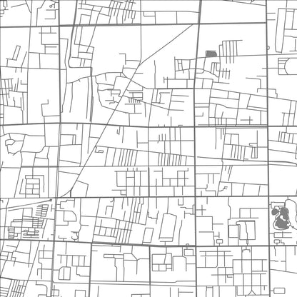 ROAD MAP OF RENQIU, CHINA BY MAPBAKES