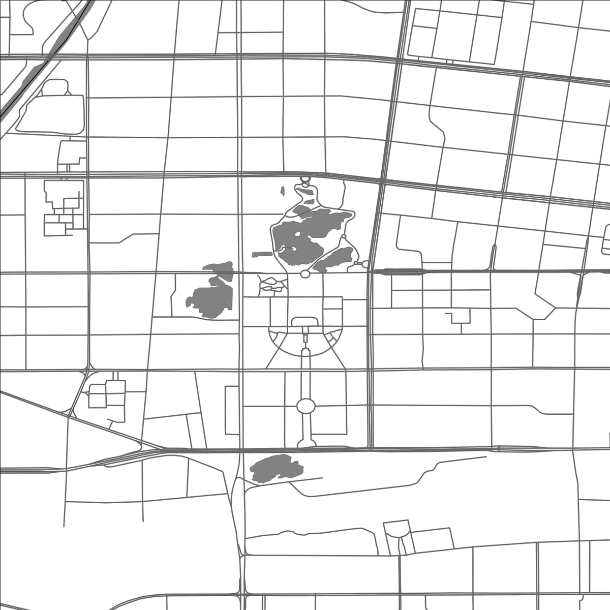 ROAD MAP OF RIZHAO, CHINA BY MAPBAKES