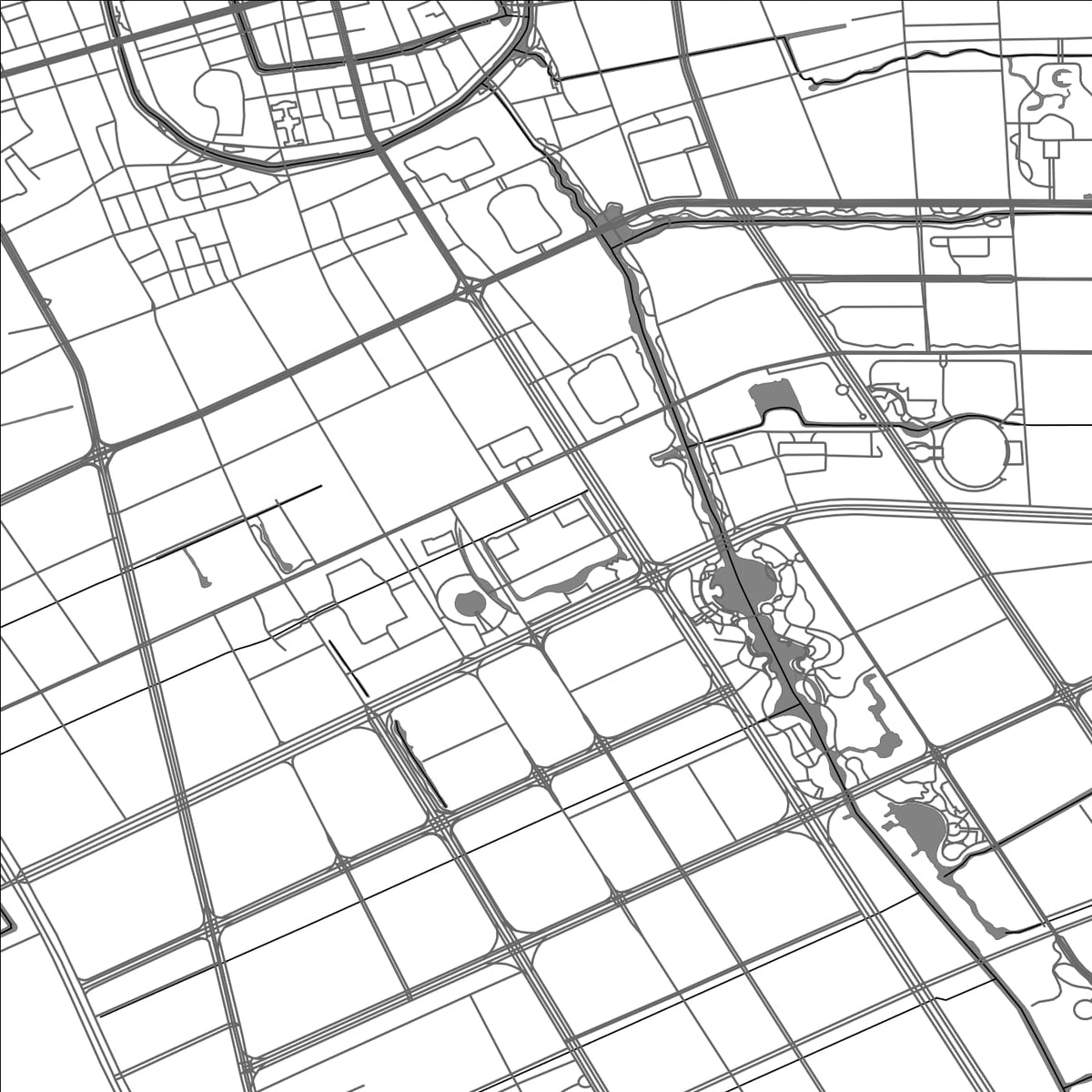 ROAD MAP OF RUGAO, CHINA BY MAPBAKES