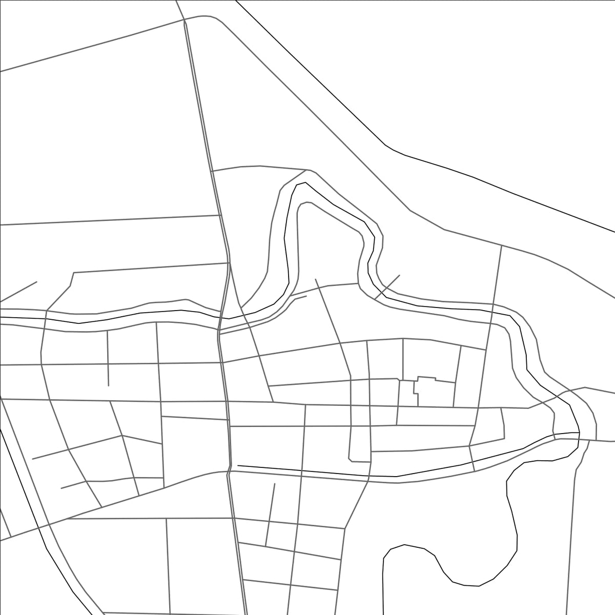 ROAD MAP OF RUNING, CHINA BY MAPBAKES