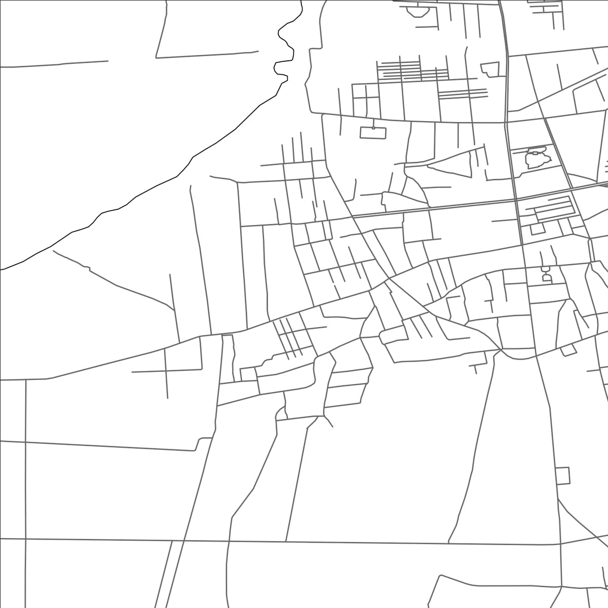 ROAD MAP OF SALAQI, CHINA BY MAPBAKES