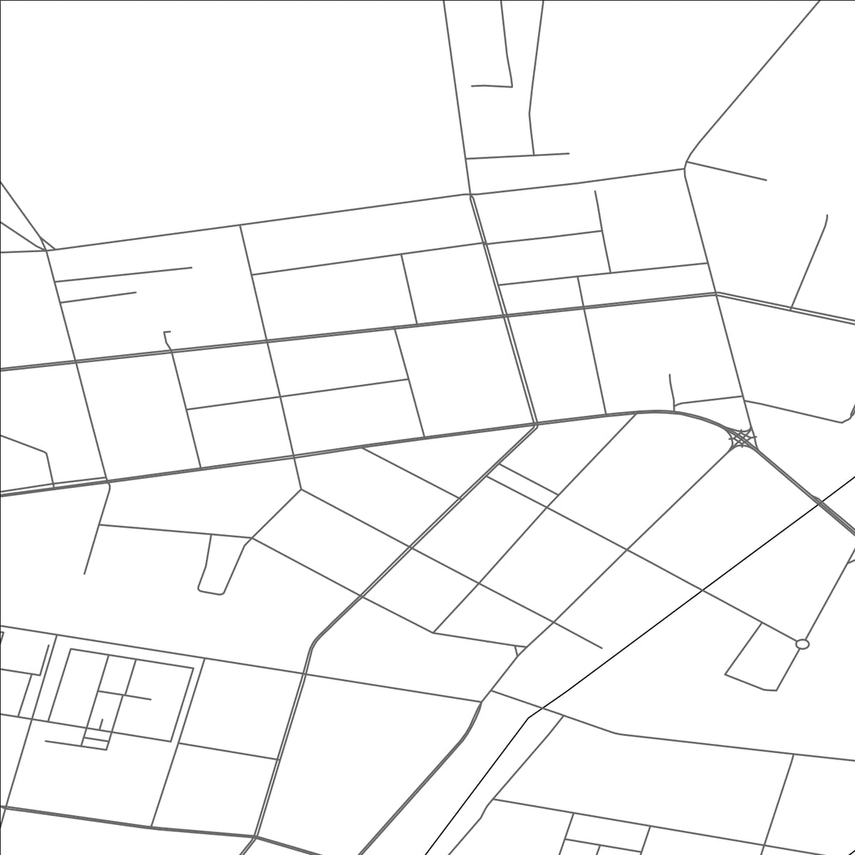ROAD MAP OF SANDAOHEZI, CHINA BY MAPBAKES